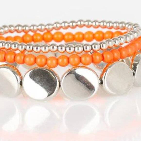 Bracelet Stack Trendy Fall Colors - Picture 2 of 2